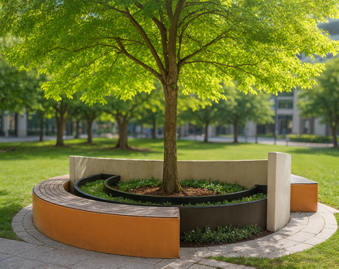 옥외용벤치 이미지